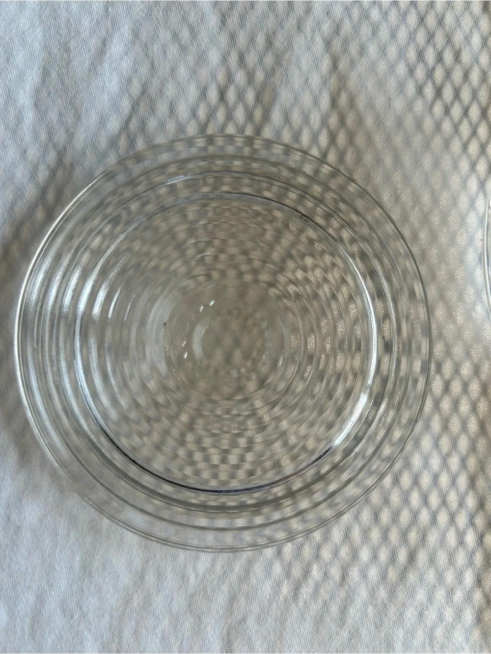 Vintage Art Deco Glass Powder Jar
